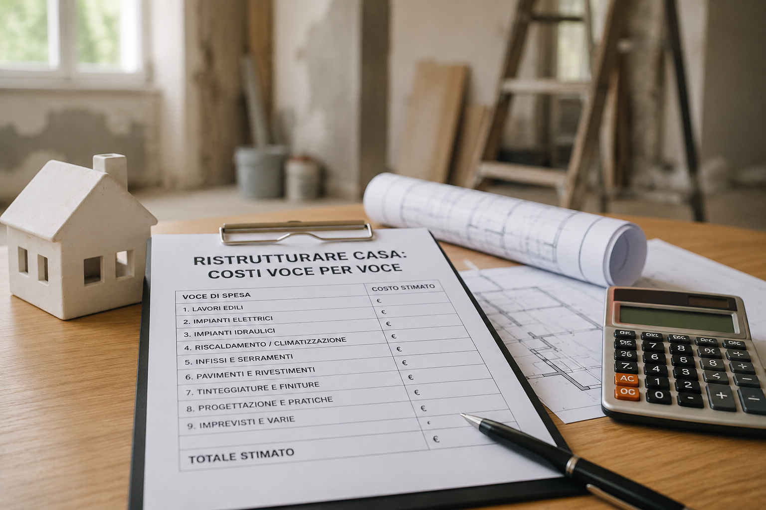 Come leggere un preventivo di ristrutturazione voce per voce
